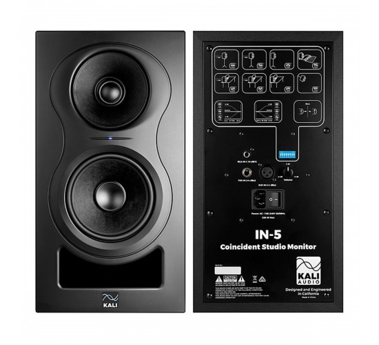 Kali Audio IN-5 студийные мониторы (пара), 160 Вт, НЧ 5«, ВЧ 1»