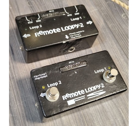 TheGigRig Remote Loopy-2 Plus Footswitch Bundle внешний контроллер петли эффектов + футсвич Англия USED