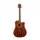 Rockdale Aurora D6 C ALL-MAH Gloss акустическая гитара, дредноут с вырезом, цвет натуральный