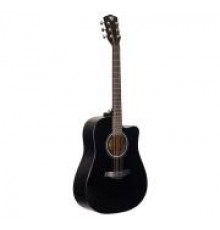 Rockdale Aurora D5 C BK Gloss акустическая гитара дредноут с вырезом, цвет черный