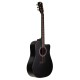 Rockdale Aurora D5 C BK Satin акустическая гитара, дредноут с вырезом, цвет черный
