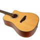 Rockdale Aurora D5 C NAT Satin акустическая гитара, дредноут с вырезом, цвет натуральный