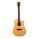 Rockdale Aurora D5 C NAT Satin акустическая гитара, дредноут с вырезом, цвет натуральный
