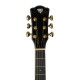 Rockdale Aurora D7 C BK Gloss акустическая гитара, дредноут, с вырезом, цвет черный