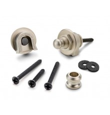 Schaller 14010701 Security Lock Крепление для ремня с блокировкой, для гитары, матовый