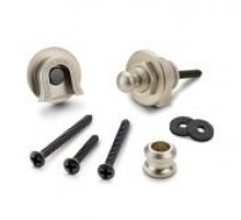 Schaller 14010701 Security Lock Крепление для ремня с блокировкой, для гитары, матовый