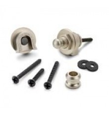 Schaller 14010701 Security Lock Крепление для ремня с блокировкой, для гитары, матовый