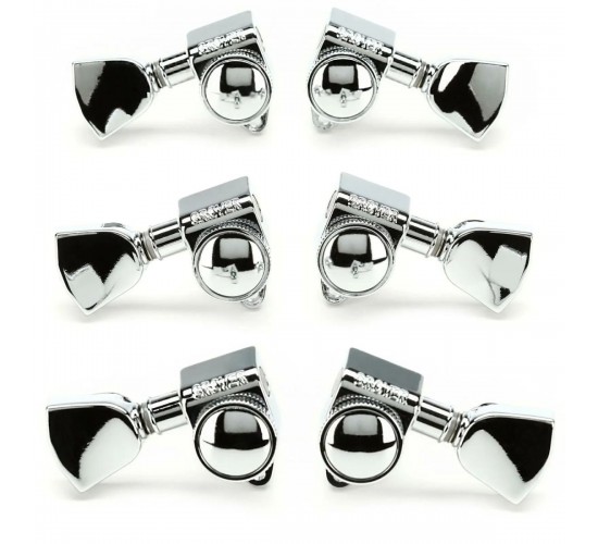 Grover 502CK Locking Rotomatics локовые колки, 3+3, хром