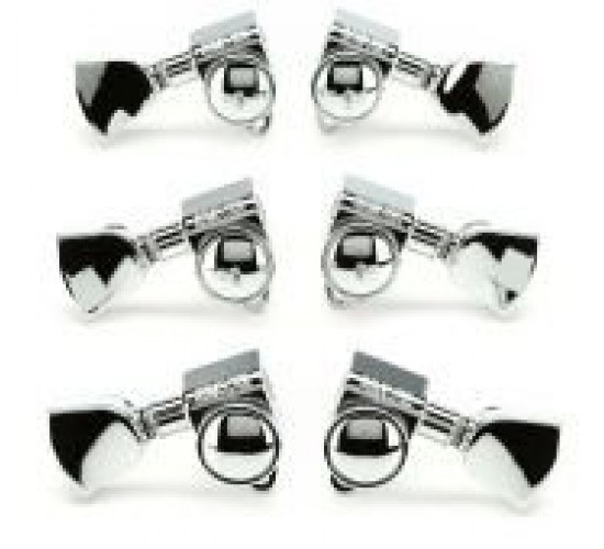 Grover 502CK Locking Rotomatics локовые колки, 3+3, хром