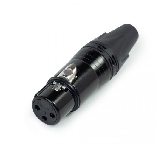 MRC RXCX-3F-B Кабельный разъем XLR, 3-х контактный , X-серия