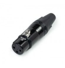 MRC RXCX-3F-B Кабельный разъем XLR, 3-х контактный , X-серия