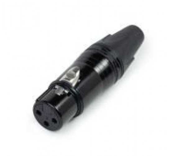 MRC RXCX-3F-B Кабельный разъем XLR, 3-х контактный , X-серия