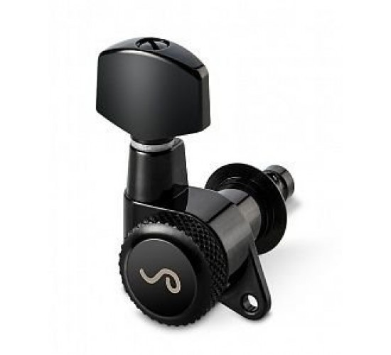 Schaller 10020423.02. M6 135 Locking комплект локовых колков, 3+3, черный, Германия