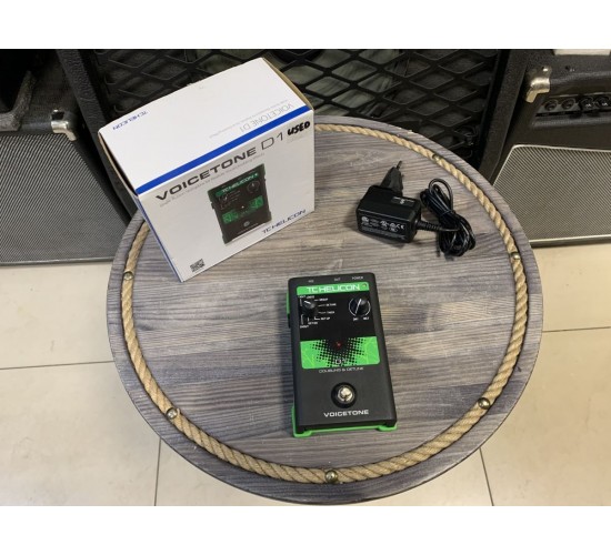 TC Helicon VoiceTone D1 вокальная педаль эффекта дублирования голоса USED