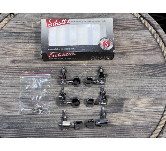 Schaller 10010223 M6CH Комплект одиночной колковой механики Германия USED