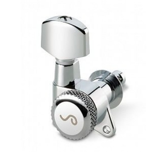 Schaller 10020220.01.50 M6 135 Locking 18 комплект локовых колков, 6 в линию, хром, Германия