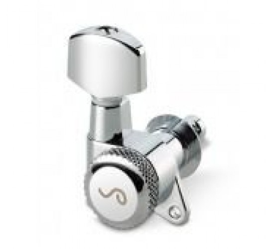 Schaller 10020220.01.50 M6 135 Locking 18 комплект локовых колков, 6 в линию, хром, Германия
