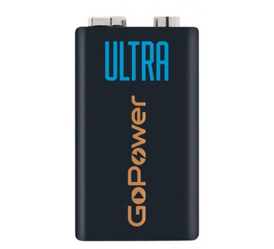 GoPower 00-00026400 Ultra Элемент питания Крона 6LR61 Alkaline 9В