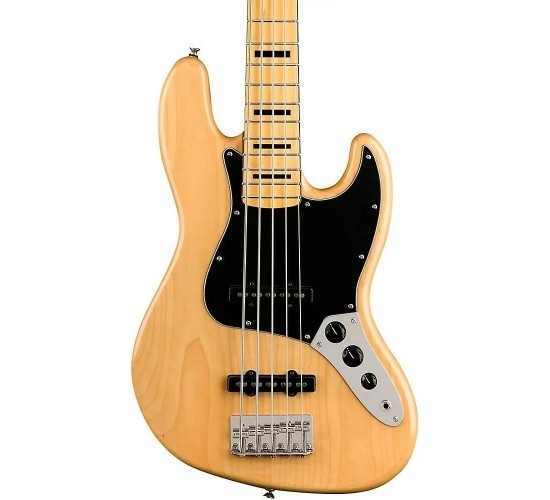 Fender Squier Classic Vibe '70s Jazz Bass V MN NAT 5-струнная бас-гитара, цвет натуральный