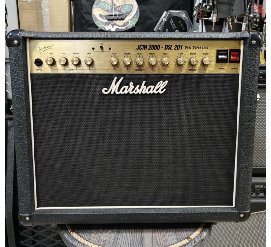 Marshall JCM2000 DSL201 ламповый гитарный комбоусилитель, 20 Вт Англия USED