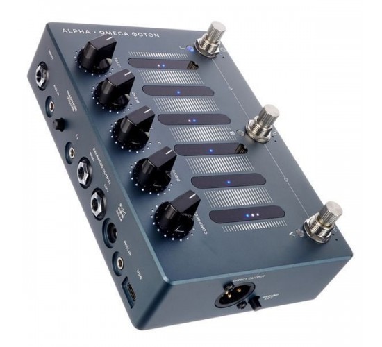 Darkglass Electronics Alpha Omega Photon дисторшн, кабсим и компрессор для баса
