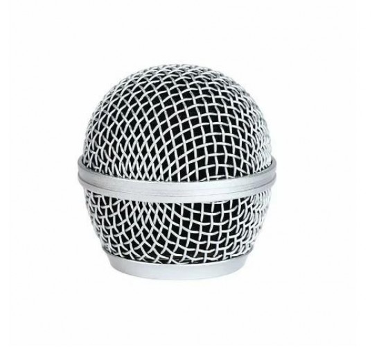ZMVP сетка защитная посеребренная для микрофона (для моделей Shure BETA58 BETA58A SM58 SM58S SM58LC)