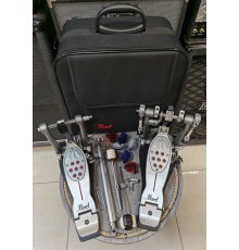 Pearl P-2052C Eliminator Двойная педаль с цепным приводом, с чехлом USED