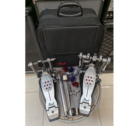 Pearl P-2052C Eliminator Двойная педаль с цепным приводом, с чехлом USED