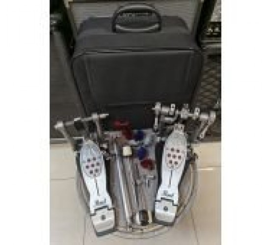 Pearl P-2052C Eliminator Двойная педаль с цепным приводом, с чехлом USED