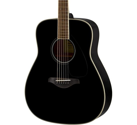 Yamaha FG820 BL акустическая гитара, цвет чёрный, выставочный образец
