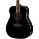 Yamaha FG820 BL акустическая гитара, цвет чёрный, выставочный образец