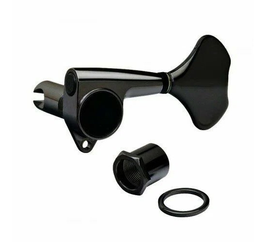 Gotoh GB-707 прямой (L), чёрный колок для бас гитары