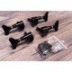 HC Tuner GB100-D51 2+2 BK Колки 2+2 для бас-гитары, чёрные