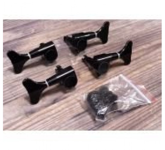 HC Tuner GB100-D51 2+2 BK Колки 2+2 для бас-гитары, чёрные