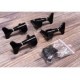 HC Tuner GB100-D51 2+2 BK Колки 2+2 для бас-гитары, чёрные