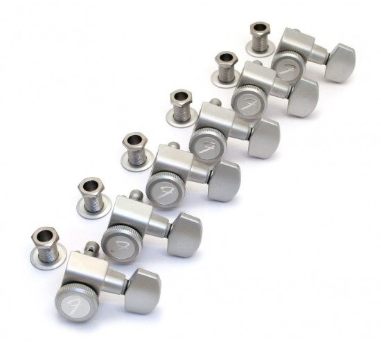 Fender Locking Tuners 099-0818-000 колки 6 в линию локовые F- Series, матовый хром