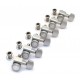 Fender Locking Tuners 099-0818-000 колки 6 в линию локовые F- Series, матовый хром