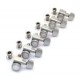 Fender Locking Tuners 099-0818-000 колки 6 в линию локовые F- Series, матовый хром