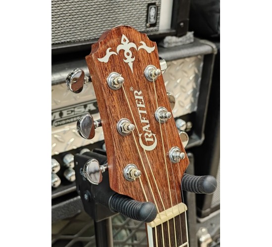 Crafter FX-550EQ MS электроакустическая гитара формы Ovation, цвет Marine Burst (морской) Корея USED