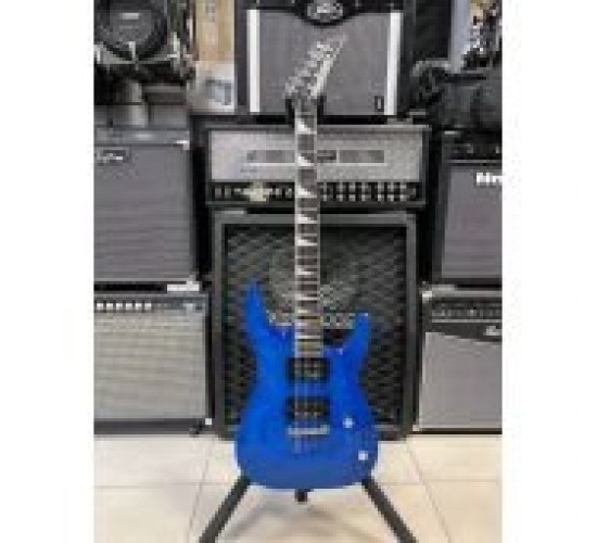 Jackson JS32TQ Dinky Arch Top DKA Transparent Blue электрогитара, цвет синий USED
