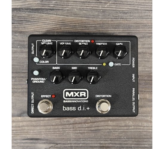 MXR M80 bass d.i.+ басовая педаль - преамп + дисторшн USED