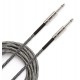 Planet Waves PW-BG-10BG шнур гитарный Custom jack-jack, нейлоновая оплётка, 3,05 м, чёрно-серый