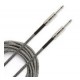 Planet Waves PW-BG-10BG шнур гитарный Custom jack-jack, нейлоновая оплётка, 3,05 м, чёрно-серый