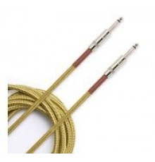 Planet Waves PW-BG-15TW шнур гитарный Custom jack-jack, нейлоновая оплётка, 4,57 м, золотистый
