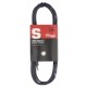 Stagg SAC3MPSMPSB аудио шнур,  мини джек папа / мини джек папа