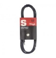 Stagg SAC3MPSMPSB аудио шнур,  мини джек папа / мини джек папа