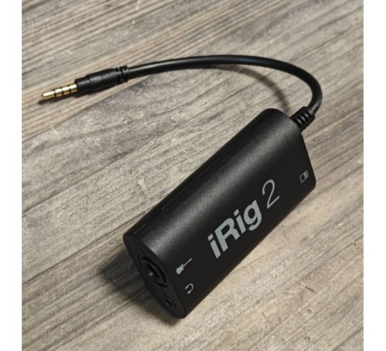IK Multimedia iRig 2 интерфейс для гитары с аналоговым подключением к iOS устройства USED