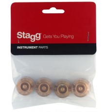 Stagg SP-KNLP-GDH набор из 2х ручек громкости, 2х тона для электрогитар типа Les Paul, Gold Hat