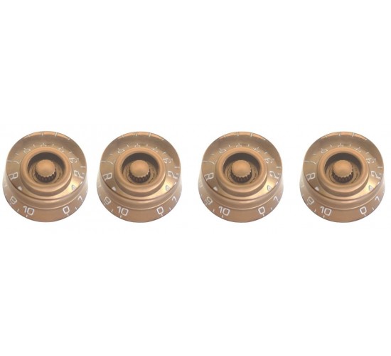 Stagg SP-KNLP-GDH набор из 2х ручек громкости, 2х тона для электрогитар типа Les Paul, Gold Hat