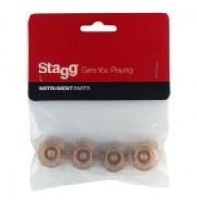 Stagg SP-KNLP-GDH набор из 2х ручек громкости, 2х тона для электрогитар типа Les Paul, Gold Hat
